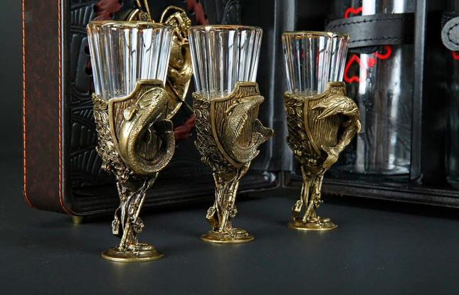 Кейс для алкоголя Арт-Мастер 7 "Рыбалка трофей" - фото №4