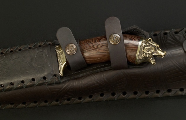 Набор шампуров в чехле "Кочевник 3 Звери Каменные" - фото №3