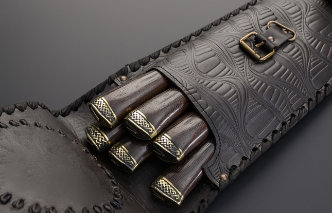 Набор шампуров в чехле " V " Лимитированная серия. - фото №6