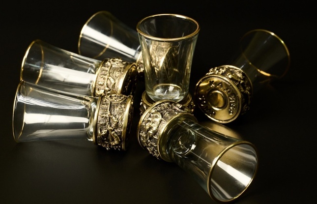 Набор стопок для текилы  "Охота на медведя" - фото №14