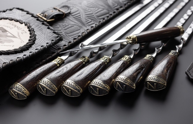 Набор шампуров в чехле " Премиум Z " Лимитированная серия. - фото №3