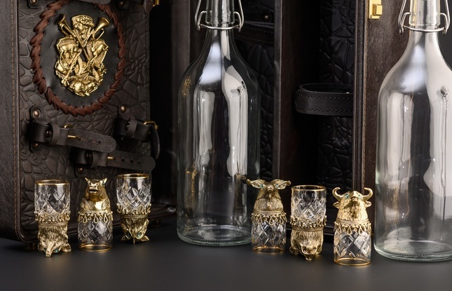 Кейс для алкоголя  Арт-Мастер 3 "Звери" - фото №2