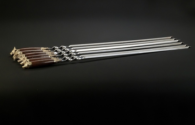 Шампуры ручной работы  «Звери Лесные» - фото №8