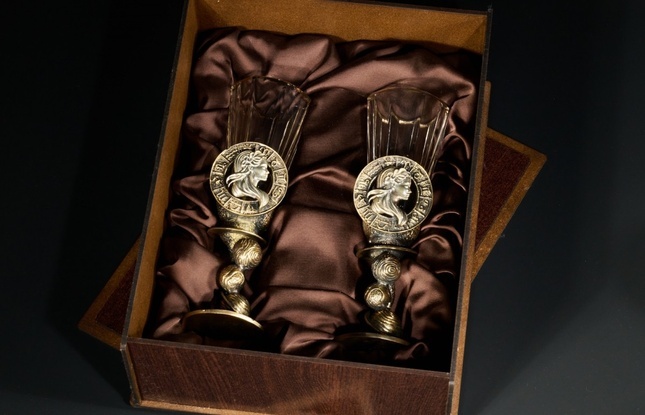 Набор лафитников для водки Знаки зодиака «Дева» 50 мл - фото №4