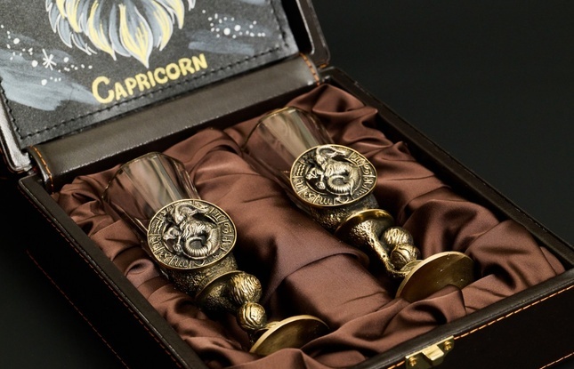 Набор лафитников для водки Знаки зодиака «Козерог» 50 мл - фото №5