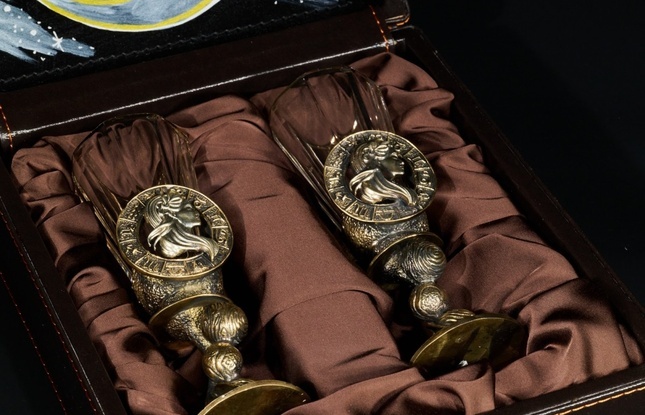 Набор лафитников для водки Знаки зодиака «Дева» 50 мл - фото №5