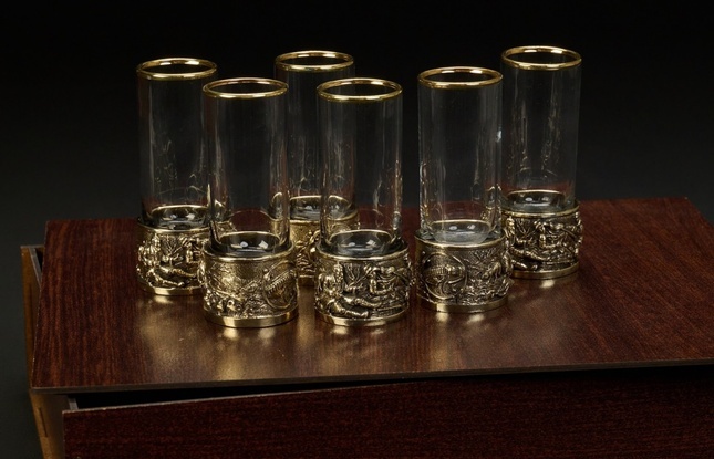 Набор стопок патронов "Охотники на привале" - фото №10