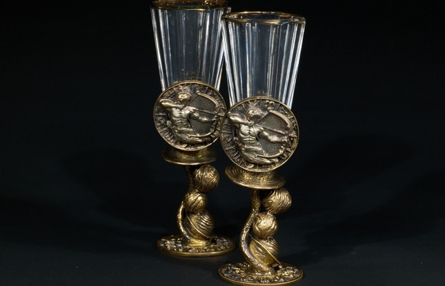 Набор лафитников  для водки Знаки зодиака «Стрелец» 50мл - фото №1