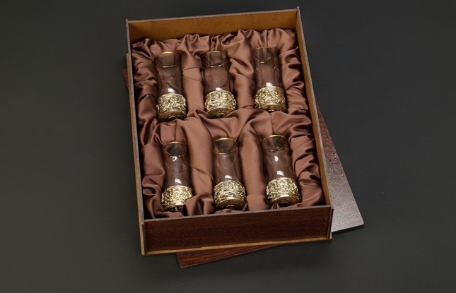 Набор стопок патронов "Охотники на привале" - фото №6