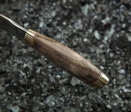 Нож «Хищник» (ELMAX, стабилизированная карельская береза, мельхиор) - фото №3