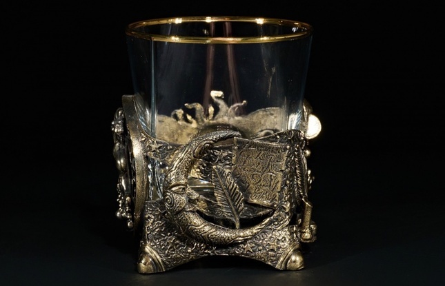 Стакан для виски Зодиак  "Водолей"  1 шт.  в подарочном кейсе с художественным оформлением 310 мл - фото №7