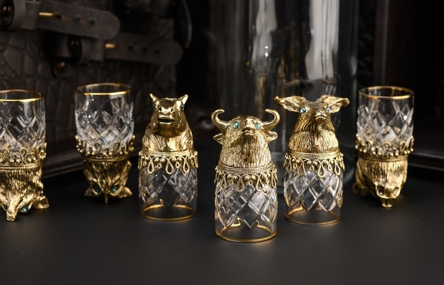 Кейс для алкоголя  Арт-Мастер 3 "Звери" - фото №4