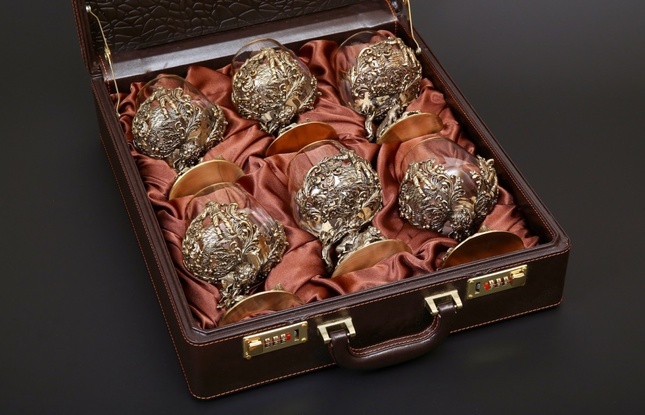 Бокал для коньяка «Охота  Элит» Утки  430 мл - фото №11