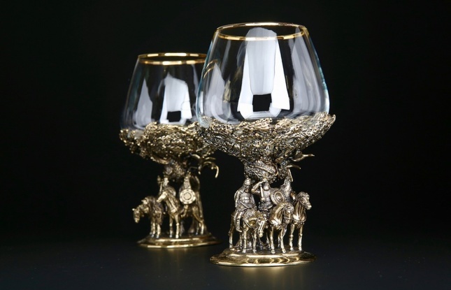 Бокал для коньяка «Три богатыря» 430 мл - фото №5
