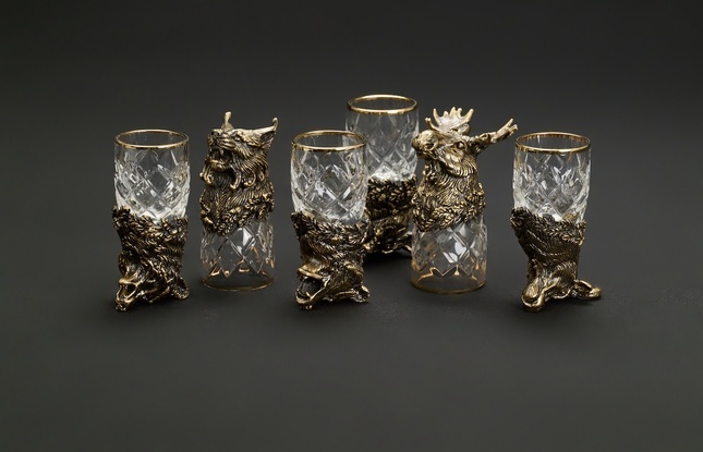 Набор стопок "Звери Могучие" - фото №9