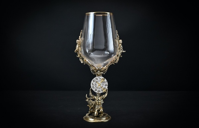 Бокал для вина "Гороскоп Телец"  1 шт.  в подарочном футляре с художественным оформлением  430 мл - фото №4