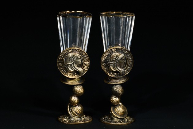 Набор лафитников для водки Знаки зодиака «Дева» 50 мл