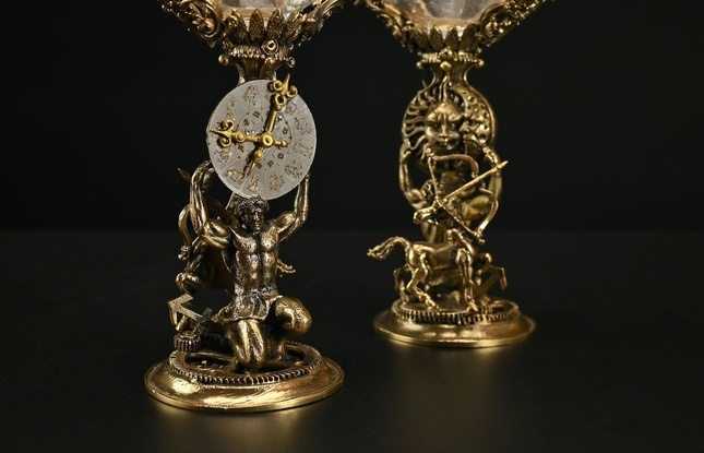 Набор бокалов для вина «Зодиак Стрелец» (2шт.) в подарочном футляре 450 мл - фото №1