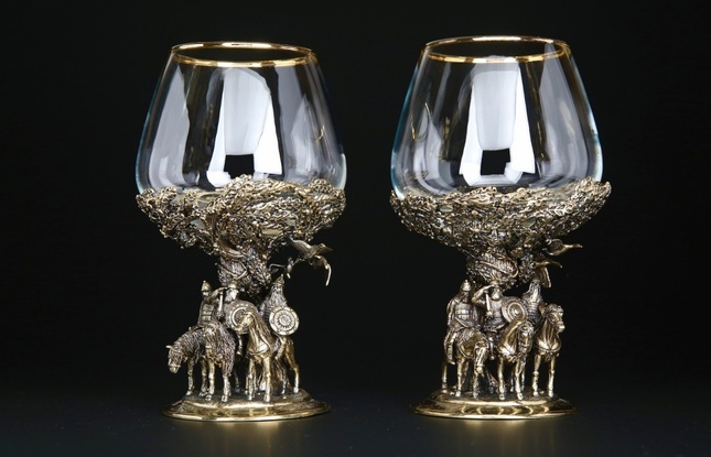 Бокал для коньяка «Три богатыря» 430 мл - фото №4