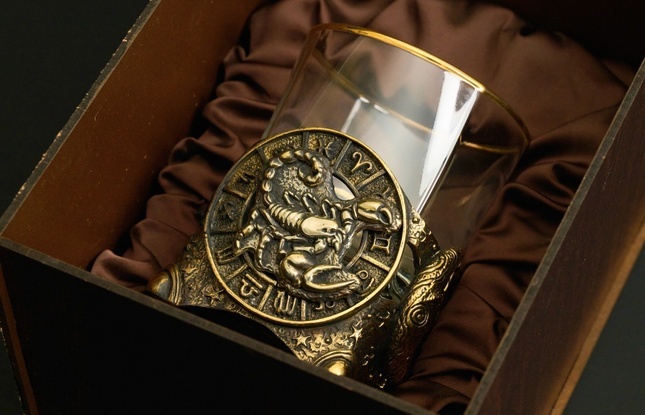 Стакан для виски Зодиак «Скорпион» 430 мл - фото №4