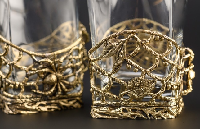 Подарочный набор стаканов для виски «Паук» 310 мл - фото №4