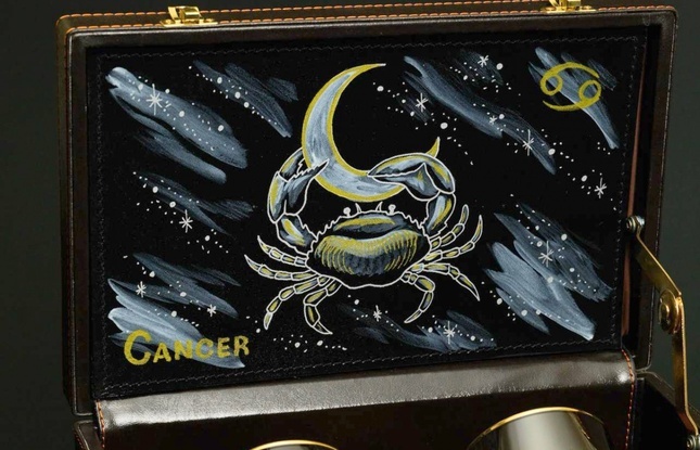 Стакан для виски Зодиак "Рак"  2 шт.  в подарочном кейсе с художественным оформлением 310 мл - фото №3