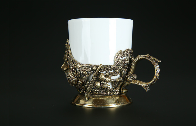 Чашка для кофе "Трофейный Медведь"  200 мл - фото №2