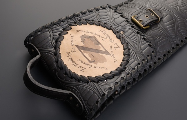 Набор шампуров в чехле " Z " - фото №2