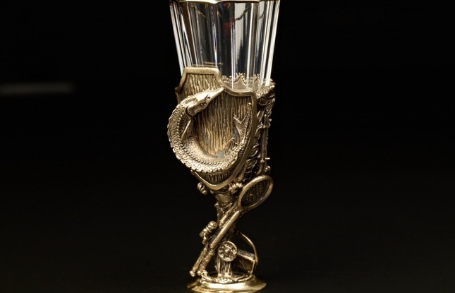 Набор лафитников «Рыбалка Трофеи"  (6 шт.) в подарочном футляре с художественным оформлением 50 мл - фото №11