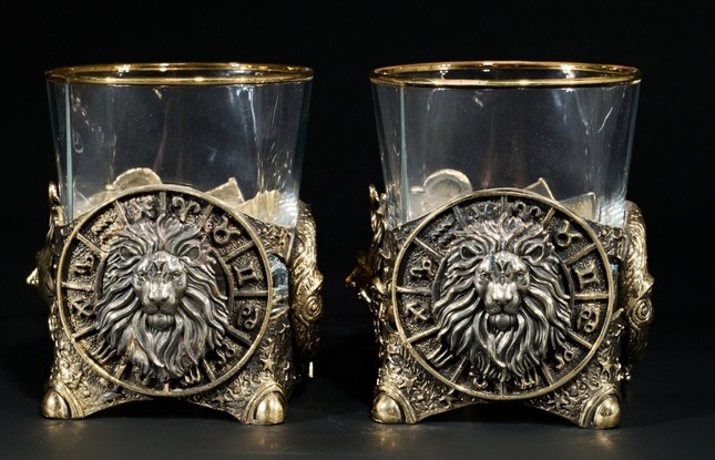 Стакан для виски Зодиак  "Лев"