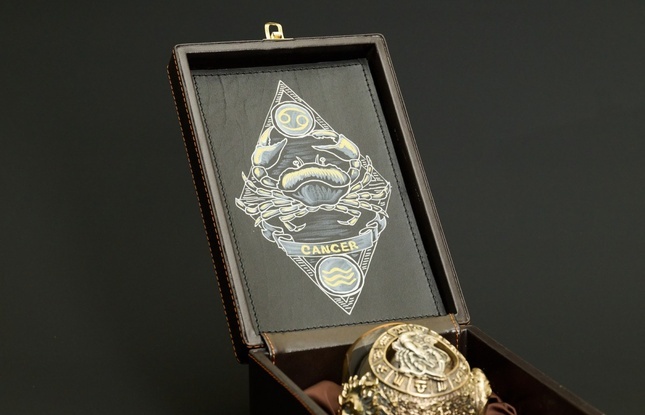 Бокал для коньяка Зодиак "Рак"  1 шт.  в подарочном футляре с художественным оформлением  430 мл - фото №3