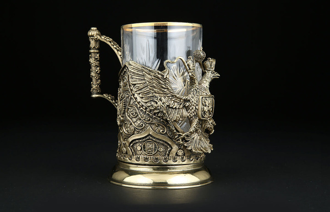 Подстаканник «Герб России VIP» - фото №17