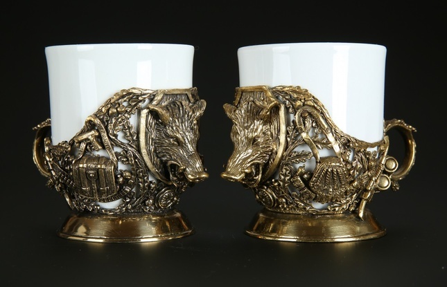 Чашка для кофе "Трофейный Кабан" 200 мл - фото №9