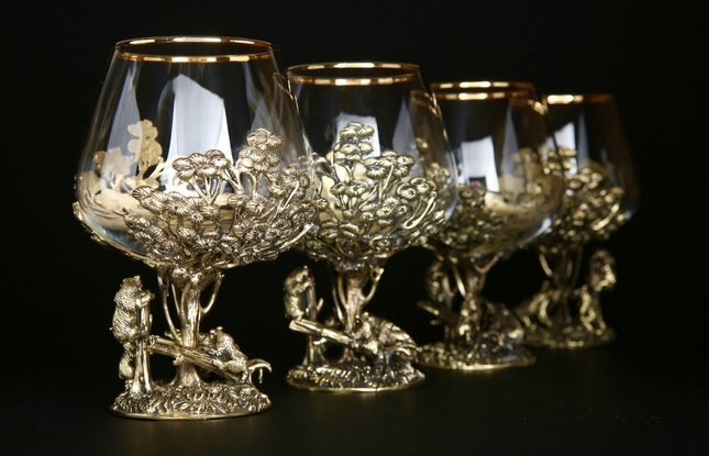 Бокал для коньяка «Три медведя» 430 мл - фото №5