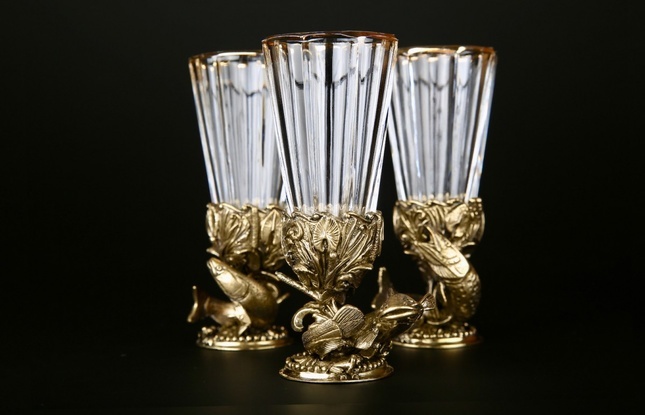 Набор рюмок-лафитников «Рыбы» 50 мл - фото №2