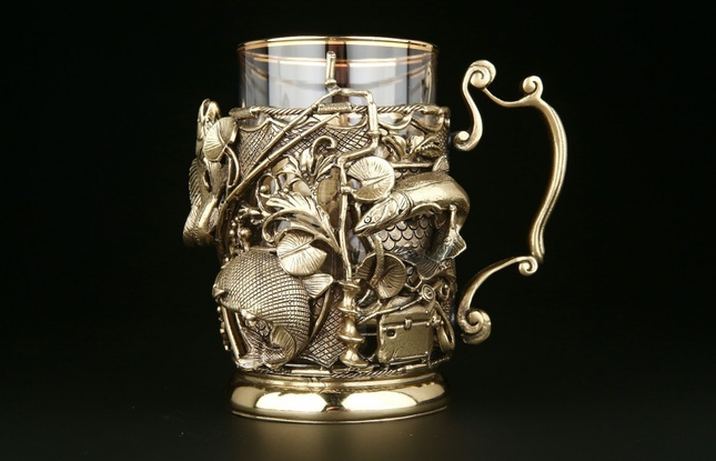 Подстаканник  «Рыбалка Трофейный»  250 мл - фото №2