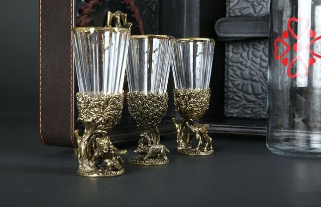 Кейс для алкоголя Арт-Мастер 14 "Русский лес" - фото №5