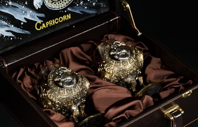 Бокал для коньяка Зодиак "Козерог"  2 шт.  в подарочном футляре с художественным оформлением  430 мл - фото №2