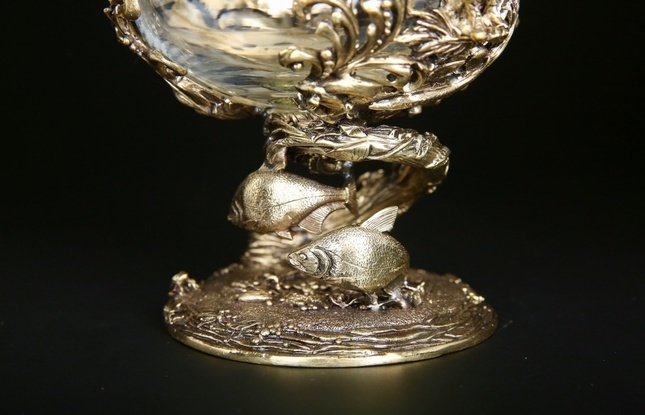 Бокал для коньяка «Рыбалка Элит» Лещи 430 мл - фото №1