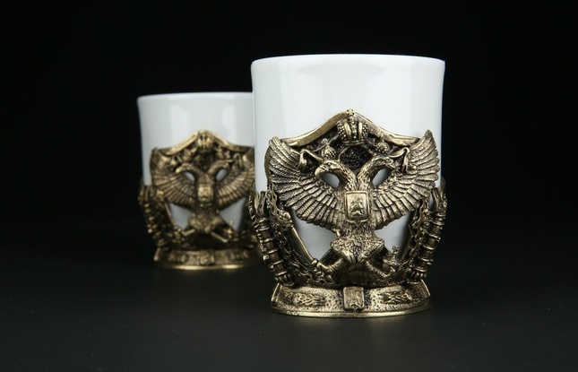 Чашка для кофе "Герб РФ" 200 мл - фото №7