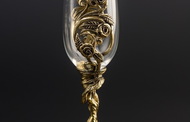 Бокал для шампанского «Флора» 180 мл - фото №4