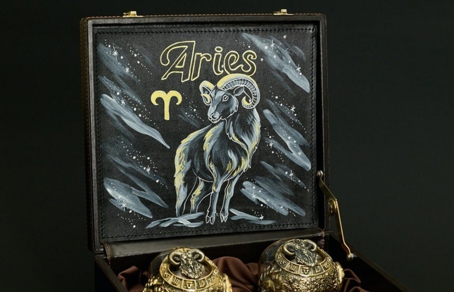 Бокал для вина "Гороскоп Овен"  1 шт.  в подарочном футляре с художественным оформлением  430 мл - фото №11