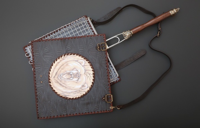 Решетка для гриля «Медведь Кельтский узор» - фото №2