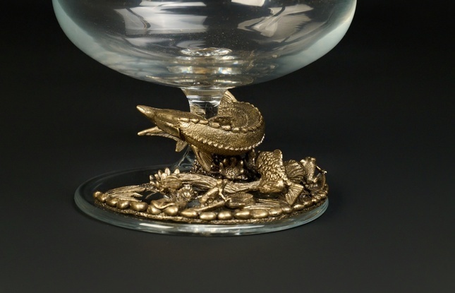 Бокал для коньяка "Рыбалка" эконом 430 мл - фото №5