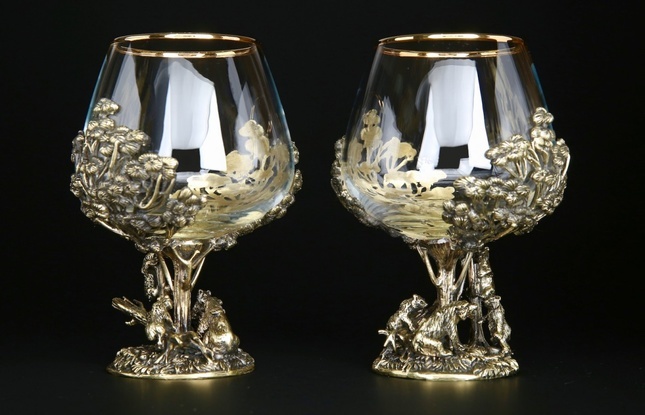 Бокал для коньяка «Три медведя» 430 мл - фото №3