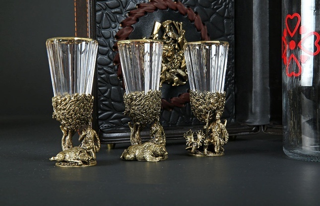 Кейс для алкоголя Арт-Мастер 4 "Охота" - фото №4