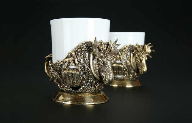 Чашка для кофе "Трофейный Лось" 200 мл - фото №8