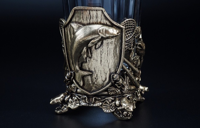 Набор рюмок «Трофейная Рыбалка» 50 мл - фото №4