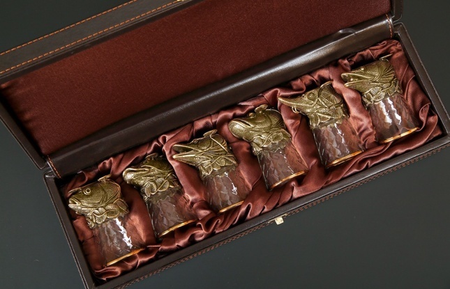 Набор чарок "Рыбы" 50 мл - фото №7