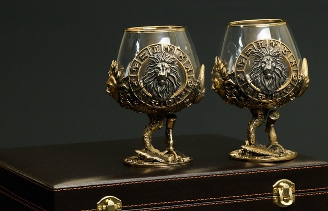 Бокал для коньяка Зодиак «Лев» 430 мл - фото №5